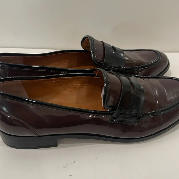 SARTO by Franco Sarto 'Jolette' Penny Loafer size 8.5 shiny patent leather - Picture 3 of 12